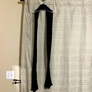 Basic black, long scarf